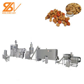 Dog Cat Fish Feed Pet Food Extruder Machine Processing Machine Bulking Equipment 100-1000kg / H