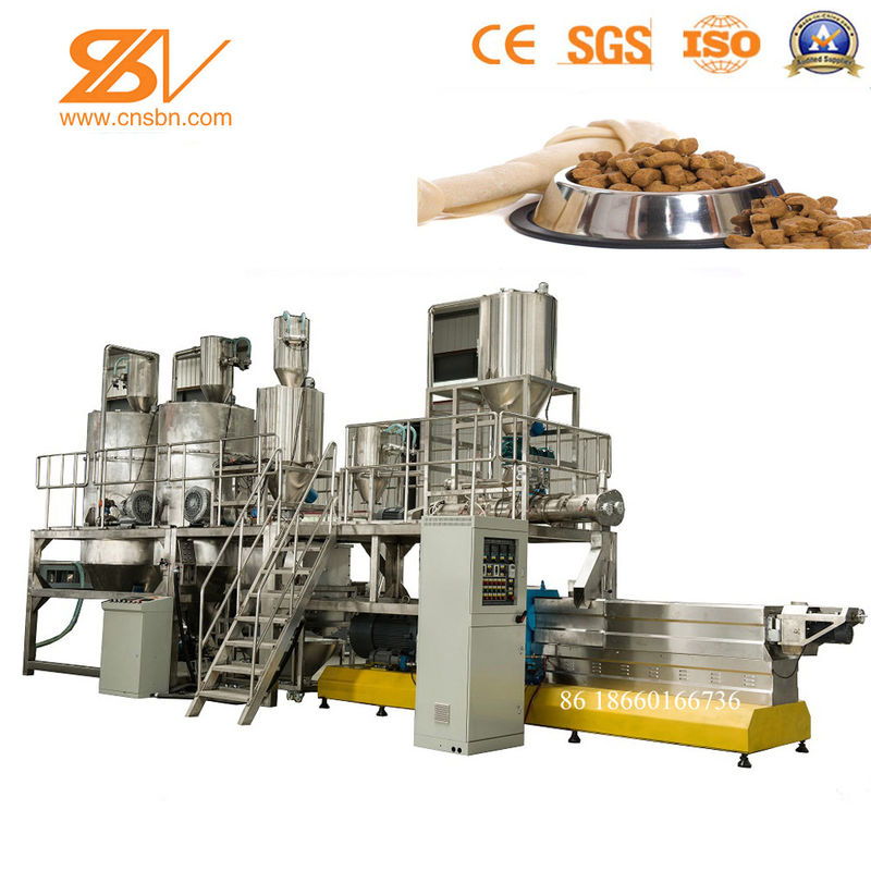 Dry And Wet Dog Pet Food Extruder Machine 20 Years Experience Factory