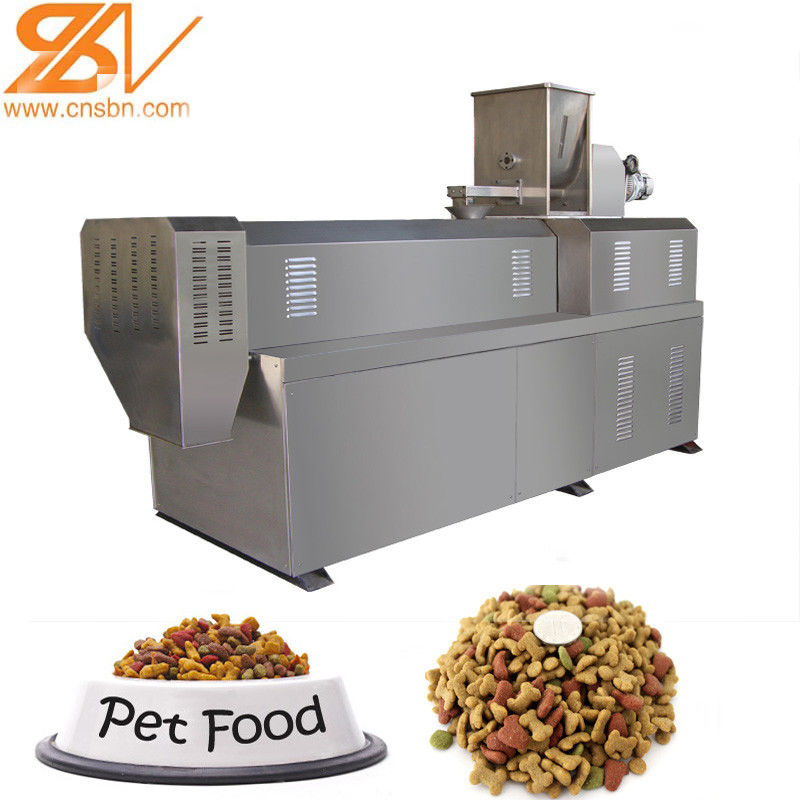 Dry Kibble Dog Food Extruder Machinery Plant 100kg/H 6kg/H Big Range
