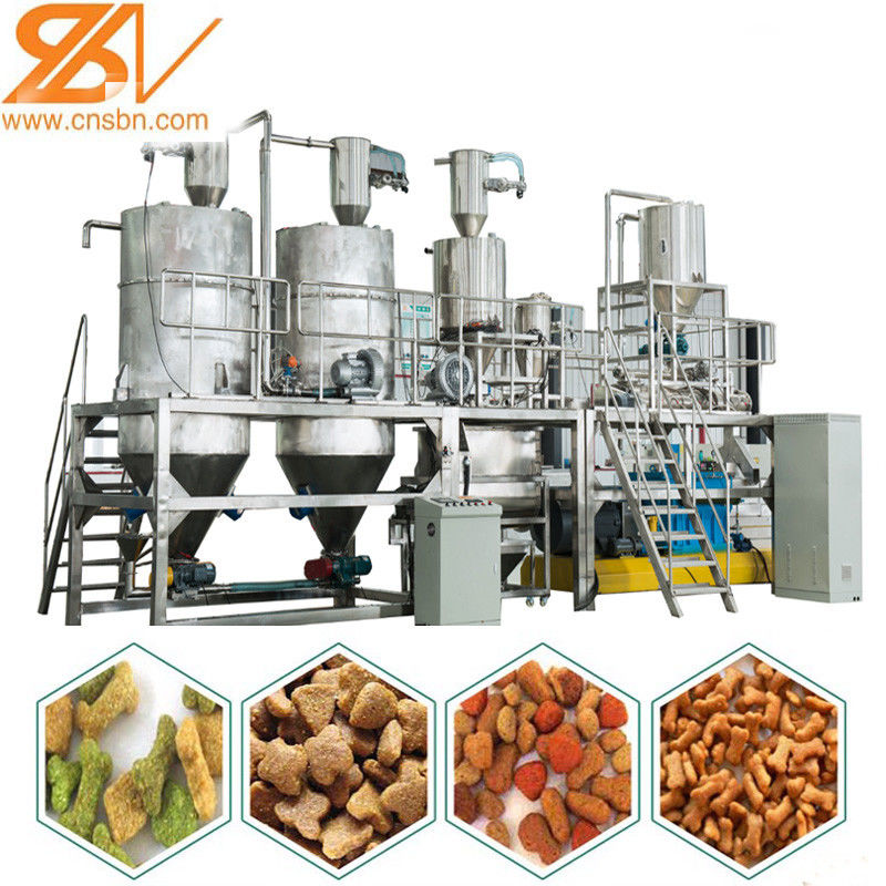 Wet Type Dog Food Machine , Dry Dog Food Making Machine 380v / 50hz