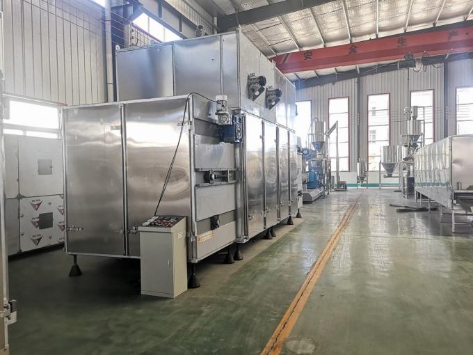 200-260kg/h Double Screw Food Extruder Floating Fish Feed Production Line Machine 8