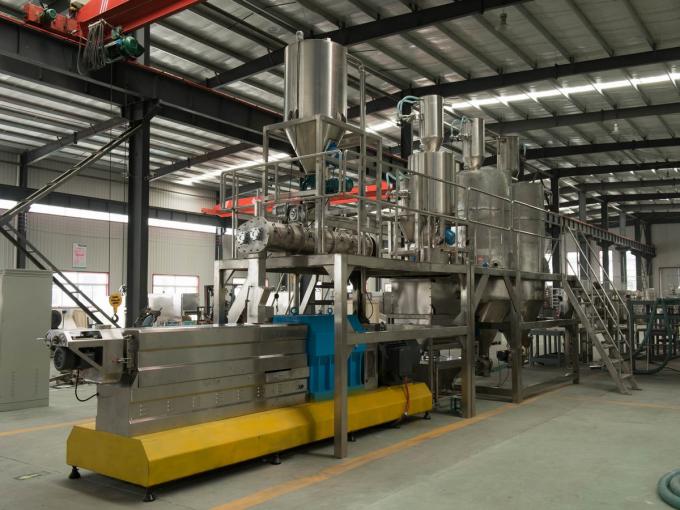 200-260kg/h Double Screw Food Extruder Floating Fish Feed Production Line Machine 10