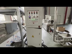 Fully automatic fish feed production line running in the factory