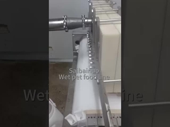 Fully automatic Wet pet dog /cat food production line Saibainuo