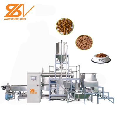 Stainless Steel Dry Dog Food Pellet Making Machine Extrusion
