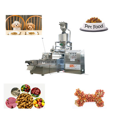 Fully Automatic Pet Food Extruder Dog Cat Fish Food Making Machine