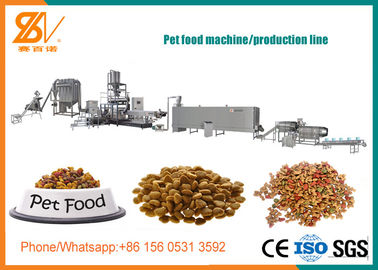 Dog Cat Pet Food Machine 500kg Per Hour LS or DELTA Inverter Brand