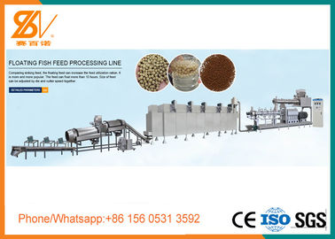 Animal Feed Processing Equipment High Output Extrusion Process Floating Sinking Pellet