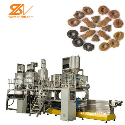 Double Screw Dog Food Pellet Making Machine extruder 150-5000 Kg/h Capacity