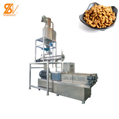Staineless Steel Dry Extruded 110kw Dog Food Production Line
