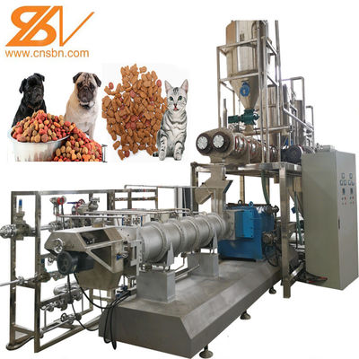 Dried Cat Food Making Machine pet processing line dog cat pet food machine plant