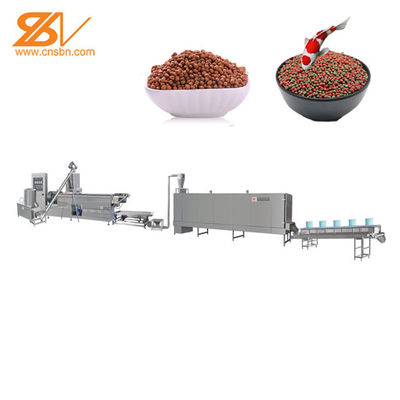 Full Automatic Floating Fish Feed Pellet Production Line 100-160kg/h