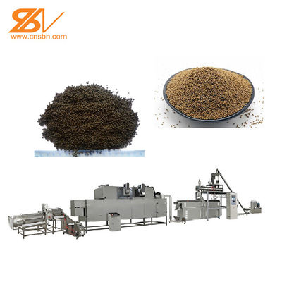 6TPH Twin Screw Fish Feed Extruder For Floating Fish Feed