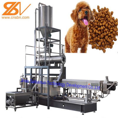 Dry Wet Pet Food Machine SS201 Pet Food Processing Machines Dog Food Extruder
