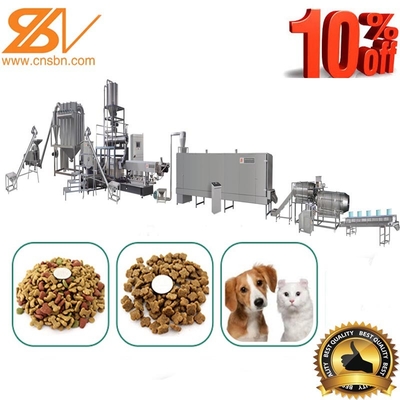 Energy Saving Automatic Pet Food Making Machinery Dog Food Production Plant