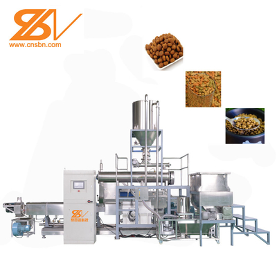 Saibainuo SLG 70 200-250kgh Pet Food Making Machine Fully Automatic
