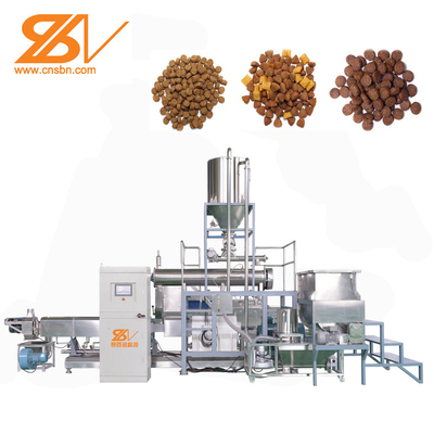 Saibainuo SLG 70 200-250kgh Pet Food Making Machine Fully Automatic