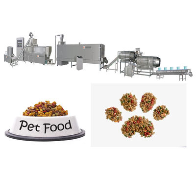 Fully Automatic Food Grade Pet Food Processing Equipment Reasonable Design