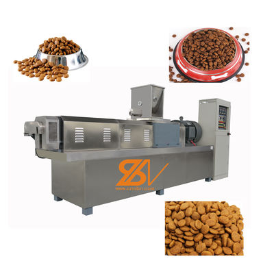 Siemens Motor Multi Functional Cat Food Production Line Staineless Steel