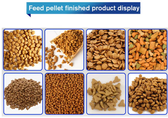Double Screw Dry Kibble Dog Food Extruder Machine Fully Automatic