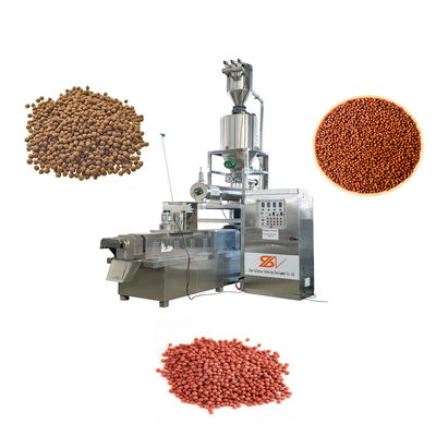 SLG65 Floating Fish Feed Extruder Machine / Ss Floating Fish Food Manufacturing Plant