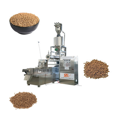 Professional Fully Automatic Fish Food Manufacturers Production Line Different Voltage Needs