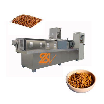 Industrial Dog Cat Pet Pellet Feed Food Extruder Making Production Line