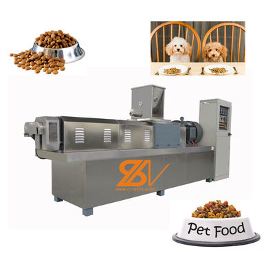 Fully Automatic 500kg/h Pet Dog Equipment Production Line