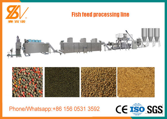 Fish Meal Fish Feed Processing Machine Various Capacity