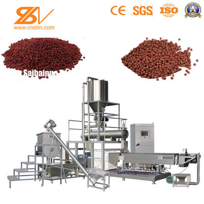 SLG135 Fish Feed Extruder Twin Screw Fish Food Making Machine