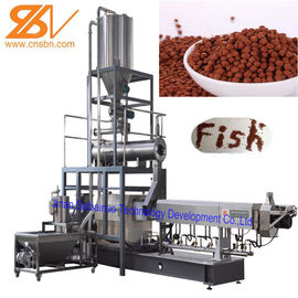 Animal Feed Extruder Machine Processing Line 380v / 50hz Voltage 1 Year Warranty