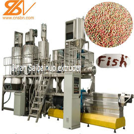 Fish Pellet Making Machine , Fish Food Extruder Machine 58-380 Kw Power