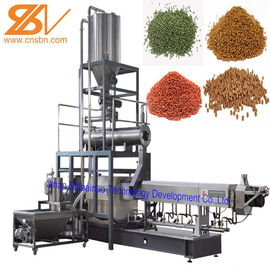 Twin Screw Extruder Floating And Sinking Fish Feed  Making Machine