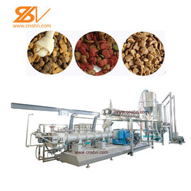 Large Capacity 500-1000kgh Fully Automatic Dog Cat Pet Food Processing Line