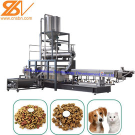 Double Screw Fish Food Extruder Machine , Dog Food Processing Equipment