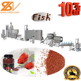 Fully Automatic Fish Feed Processing Machine Extruder Line 380v / 50hz Voltage