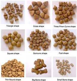 twin screw Automatic 200-250kg/H Dry Pet Food Machine
