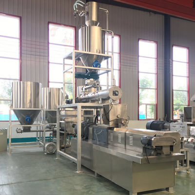 Large Capacity Twin Screw Fish Feed Processing Machine Extruder Full Automatic Fish Feed Production Line
