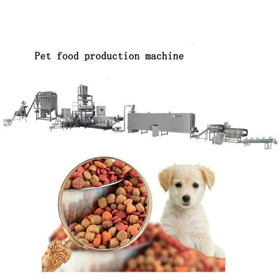 Fully Automatic 500kg/h Pet Dog Equipment Production Line