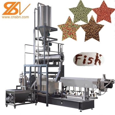 Fully Automatic Dry Fish Shrimp Feed Production Line With PLC Control