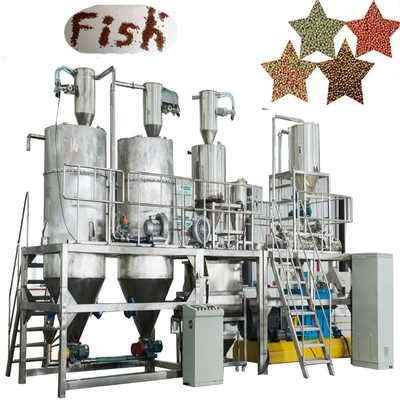 Fully Automatic Fish Food Extruder Machine Machinery Production Line 100-150 Kg/h