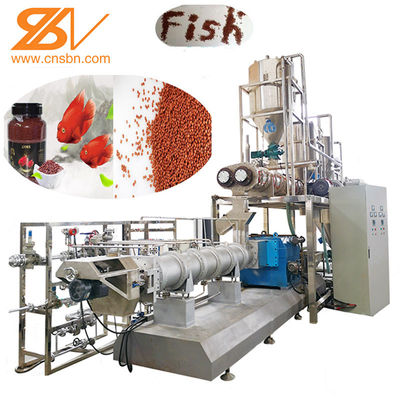 Automotaic Shrimp Fish Food Machine 500kgh Capacity Feed Production Line