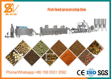 Aqua Fish Processing Equipment , Fish Feed Processing Line 150-1000 Kg/h