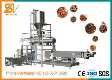 Large Capacity Fish Feed Extruder Machine LS Inverter Brand CE Certificated