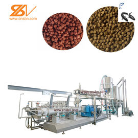 Double Screw Fish Feed Extruder Simple Large Capacity ABB Inverter